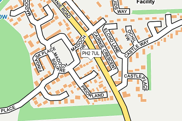 PH2 7UL map - OS OpenMap – Local (Ordnance Survey)