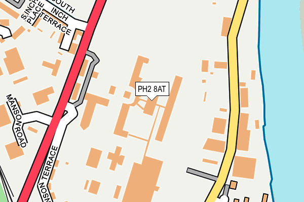 PH2 8AT map - OS OpenMap – Local (Ordnance Survey)