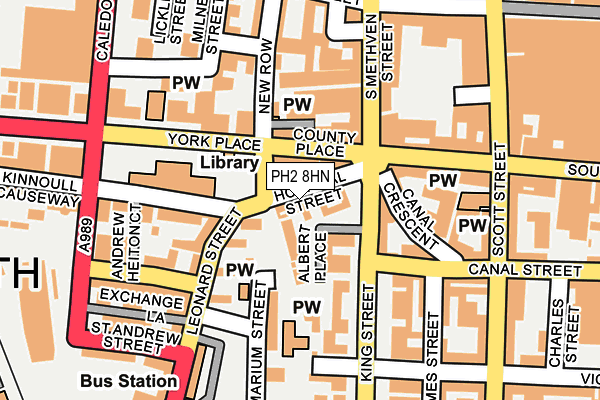 PH2 8HN map - OS OpenMap – Local (Ordnance Survey)