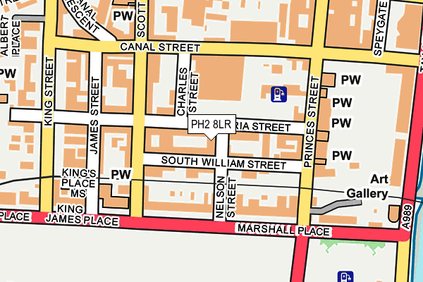 PH2 8LR map - OS OpenMap – Local (Ordnance Survey)