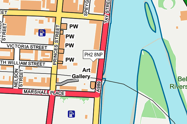 PH2 8NP map - OS OpenMap – Local (Ordnance Survey)