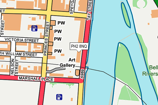 PH2 8NQ map - OS OpenMap – Local (Ordnance Survey)