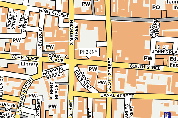 PH2 8NY map - OS OpenMap – Local (Ordnance Survey)