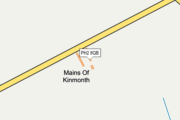PH2 8QB map - OS OpenMap – Local (Ordnance Survey)