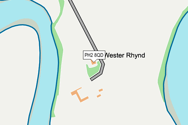 PH2 8QD map - OS OpenMap – Local (Ordnance Survey)