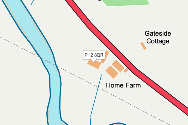 PH2 8QR map - OS OpenMap – Local (Ordnance Survey)