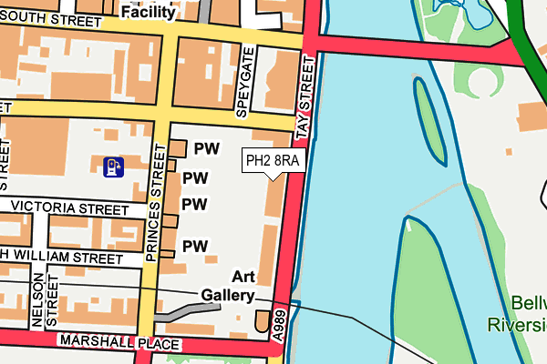 PH2 8RA map - OS OpenMap – Local (Ordnance Survey)