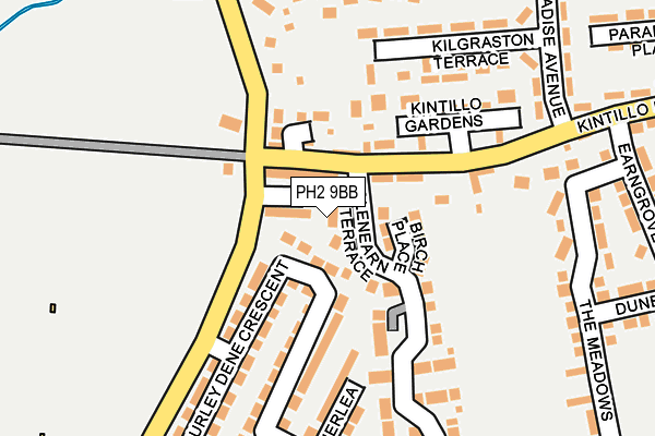 PH2 9BB map - OS OpenMap – Local (Ordnance Survey)