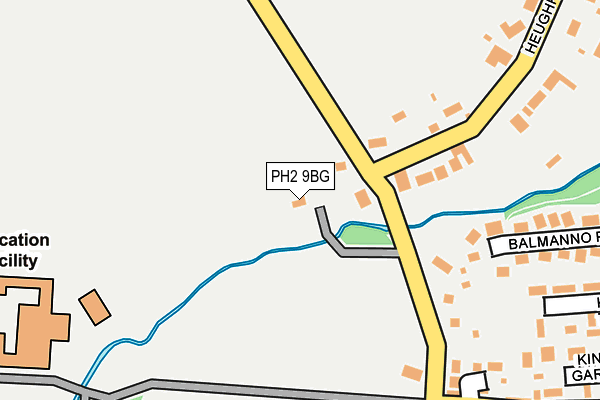 PH2 9BG map - OS OpenMap – Local (Ordnance Survey)