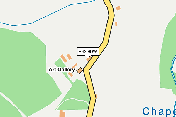 PH2 9DW map - OS OpenMap – Local (Ordnance Survey)