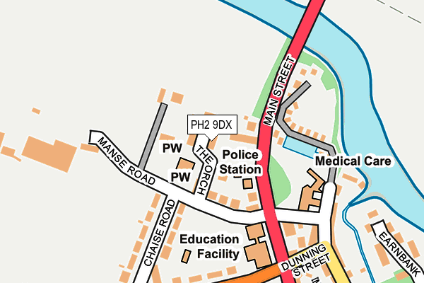 PH2 9DX map - OS OpenMap – Local (Ordnance Survey)