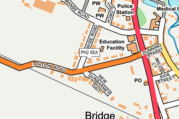 PH2 9EA map - OS OpenMap – Local (Ordnance Survey)