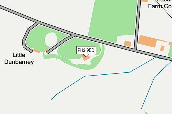 PH2 9ED map - OS OpenMap – Local (Ordnance Survey)