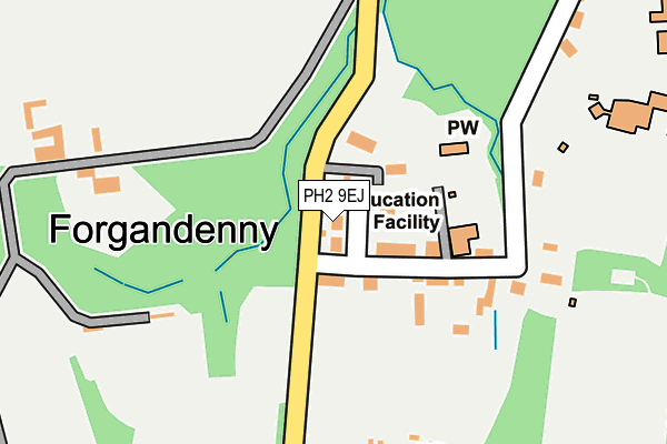 PH2 9EJ map - OS OpenMap – Local (Ordnance Survey)