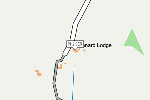 PH2 9ER map - OS OpenMap – Local (Ordnance Survey)
