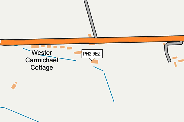 PH2 9EZ map - OS OpenMap – Local (Ordnance Survey)