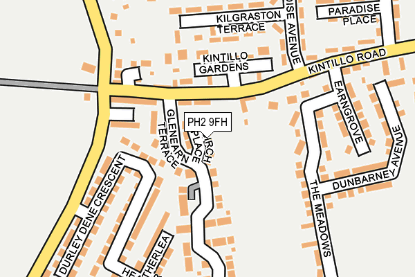 PH2 9FH map - OS OpenMap – Local (Ordnance Survey)