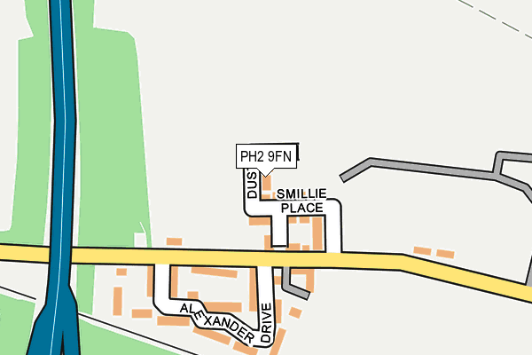 PH2 9FN map - OS OpenMap – Local (Ordnance Survey)