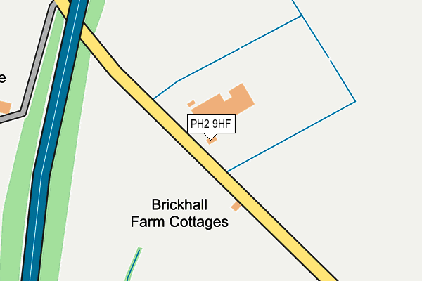 PH2 9HF map - OS OpenMap – Local (Ordnance Survey)