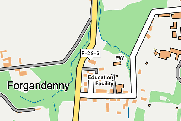 PH2 9HS map - OS OpenMap – Local (Ordnance Survey)