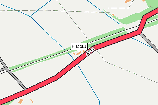 PH2 9LJ map - OS OpenMap – Local (Ordnance Survey)