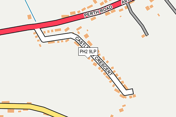 PH2 9LP map - OS OpenMap – Local (Ordnance Survey)