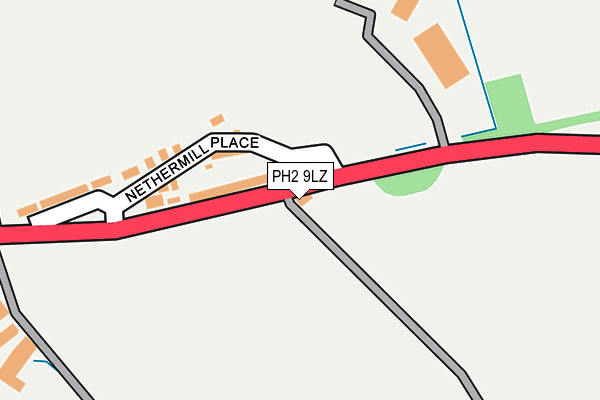 PH2 9LZ map - OS OpenMap – Local (Ordnance Survey)