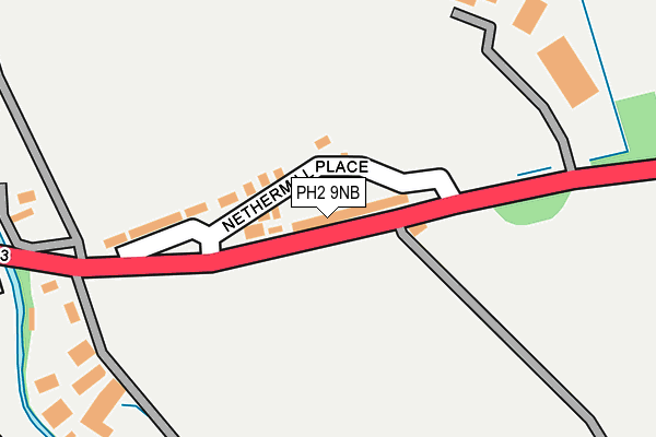 PH2 9NB map - OS OpenMap – Local (Ordnance Survey)