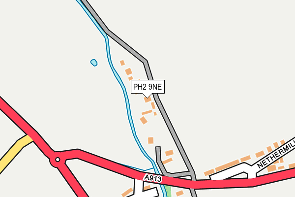 PH2 9NE map - OS OpenMap – Local (Ordnance Survey)