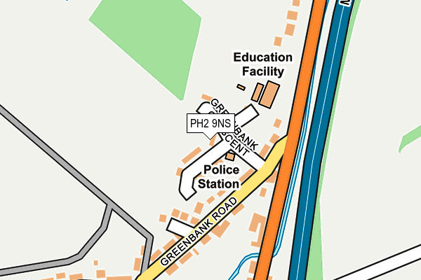 PH2 9NS map - OS OpenMap – Local (Ordnance Survey)