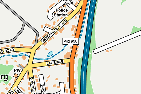 PH2 9NU map - OS OpenMap – Local (Ordnance Survey)