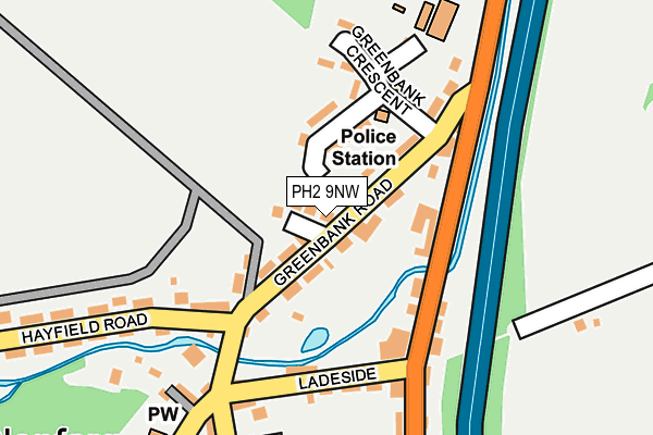 PH2 9NW map - OS OpenMap – Local (Ordnance Survey)