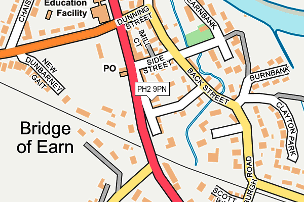 PH2 9PN map - OS OpenMap – Local (Ordnance Survey)