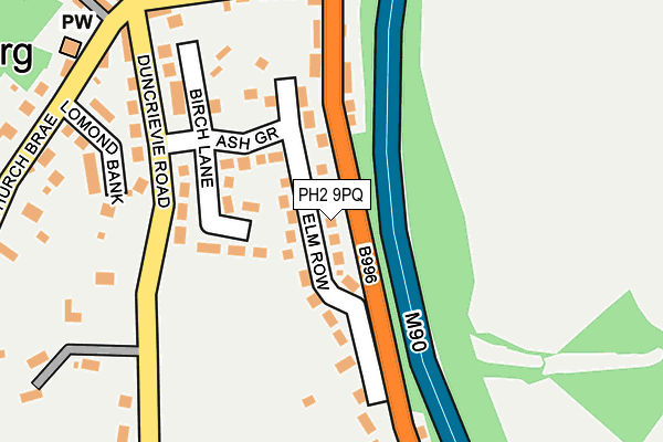 PH2 9PQ map - OS OpenMap – Local (Ordnance Survey)