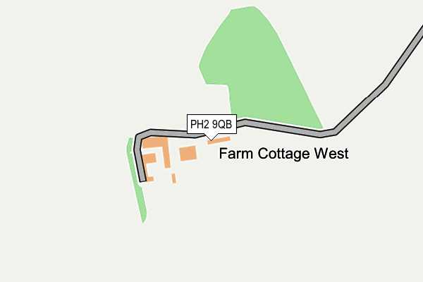 PH2 9QB map - OS OpenMap – Local (Ordnance Survey)