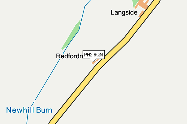 PH2 9QN map - OS OpenMap – Local (Ordnance Survey)