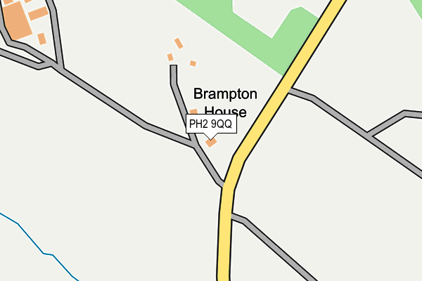 PH2 9QQ map - OS OpenMap – Local (Ordnance Survey)