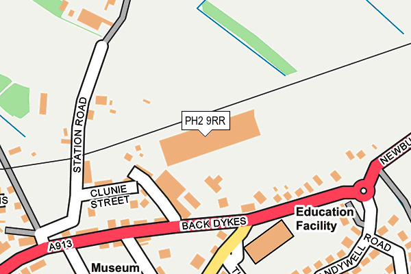 PH2 9RR map - OS OpenMap – Local (Ordnance Survey)