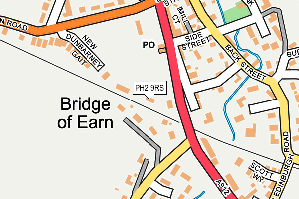 PH2 9RS map - OS OpenMap – Local (Ordnance Survey)