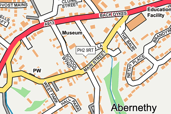 PH2 9RT map - OS OpenMap – Local (Ordnance Survey)