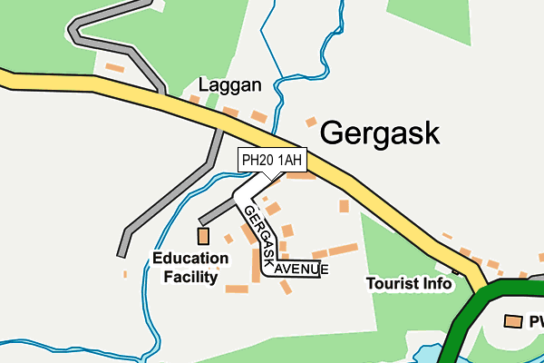 PH20 1AH map - OS OpenMap – Local (Ordnance Survey)