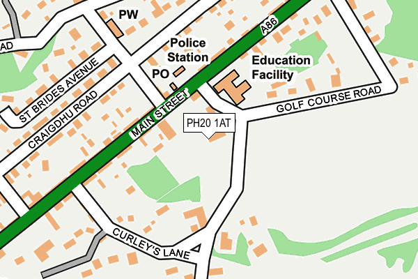 PH20 1AT map - OS OpenMap – Local (Ordnance Survey)