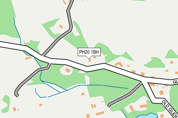 PH20 1BH map - OS OpenMap – Local (Ordnance Survey)