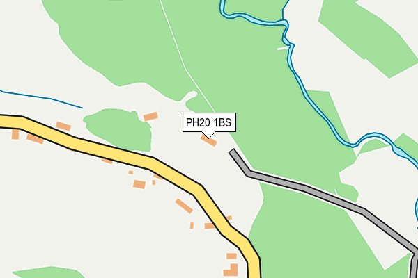 PH20 1BS map - OS OpenMap – Local (Ordnance Survey)
