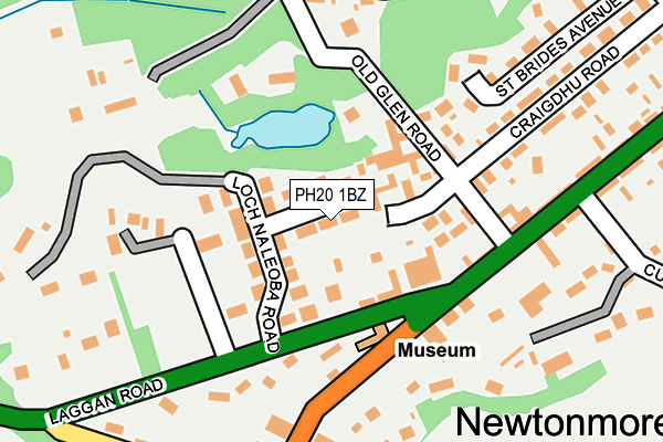 PH20 1BZ map - OS OpenMap – Local (Ordnance Survey)