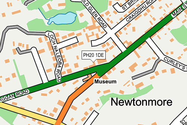 PH20 1DE map - OS OpenMap – Local (Ordnance Survey)