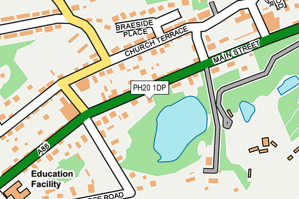PH20 1DP map - OS OpenMap – Local (Ordnance Survey)
