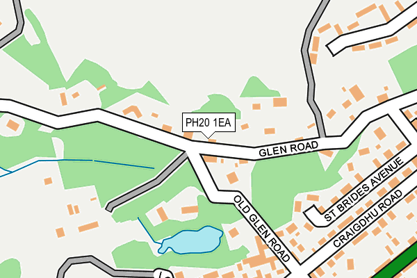 PH20 1EA map - OS OpenMap – Local (Ordnance Survey)