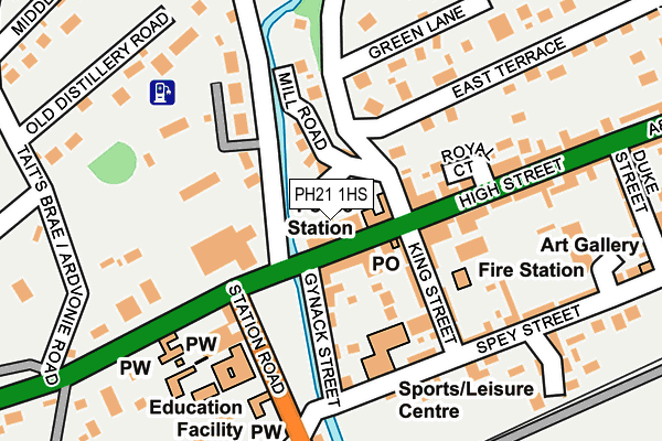 Map of AVIEMORE TAXIS LIMITED at local scale