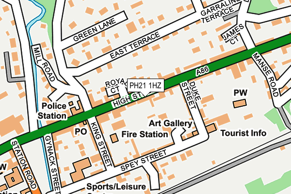 Map of BAILEY PROPERTY SERVICES LTD at local scale